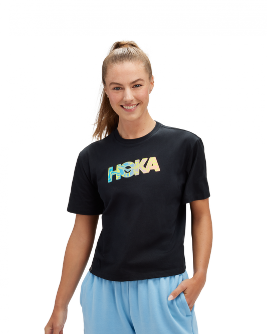 Hoka W Topo Logo Gpx SS Tee