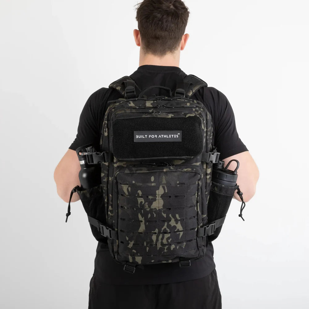 Built For Athletes Large Black Camo 45L Hero 3.0 Backpack