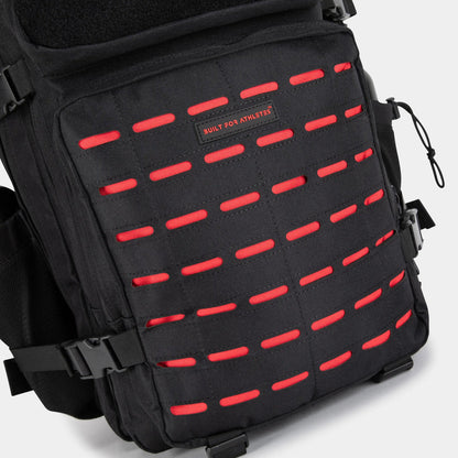 Built For Athletes Large Black & Red Gym Backpack