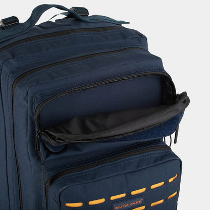 Built For Athletes Large Navy & Orange Gym Backpack