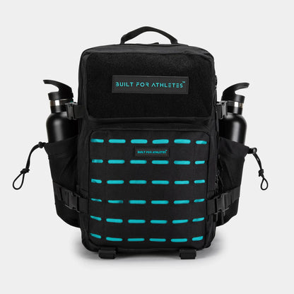 Built For Athletes Medium Black & Aqua 25L Hero 3.0 Backpack