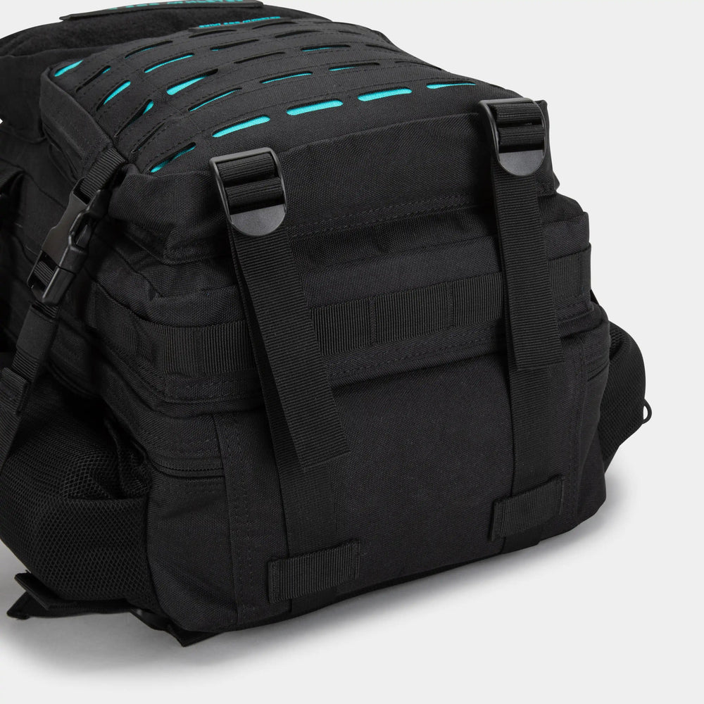 Built For Athletes Medium Black & Aqua 25L Hero 3.0 Backpack