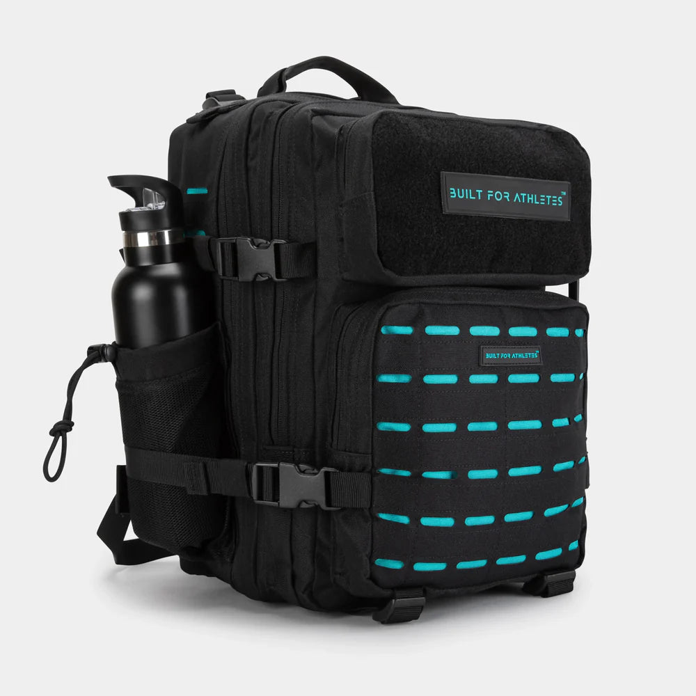 Built For Athletes Medium Black & Aqua 25L Hero 3.0 Backpack