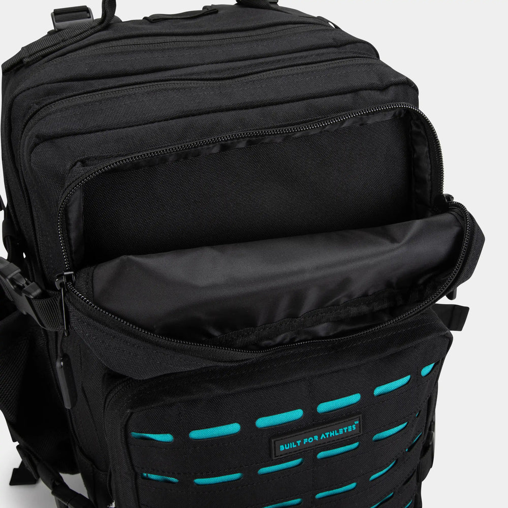 Built For Athletes Medium Black & Aqua 25L Hero 3.0 Backpack