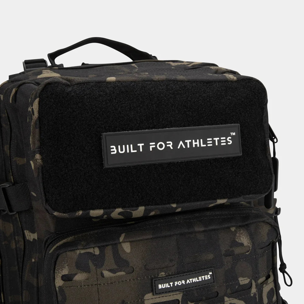 Built For Athletes Medium Black Camo Gym Backpack