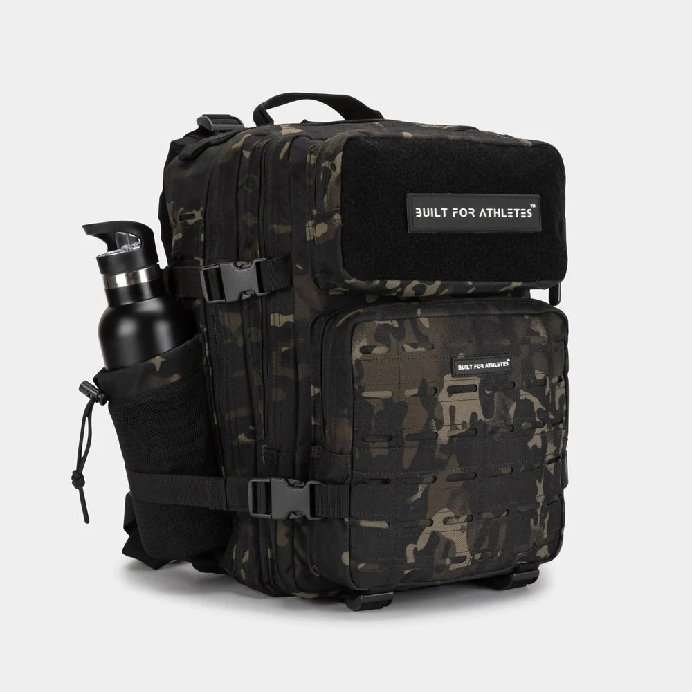 Built For Athletes Medium Black Camo Gym Backpack