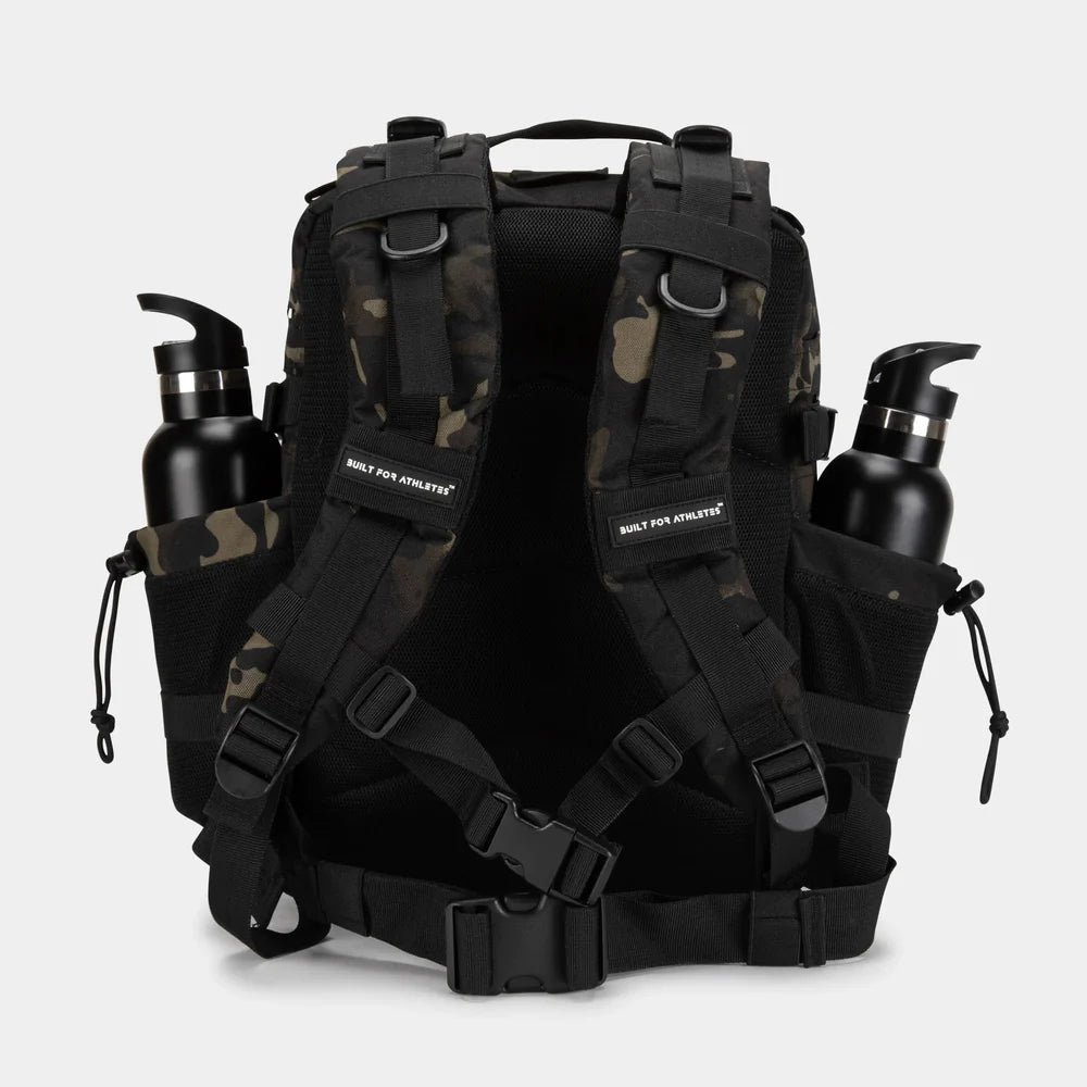 Built For Athletes Medium Black Camo Gym Backpack